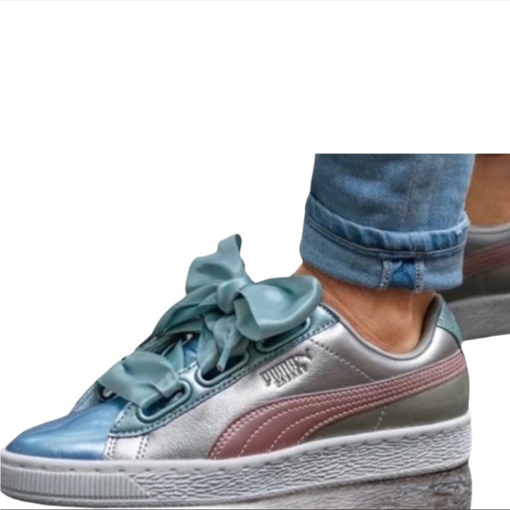 PUMA: Basket Heart Bauble Sneakers - Picture 5 of 7